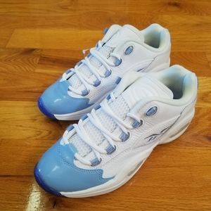 Reebok Question Low Blue Patent